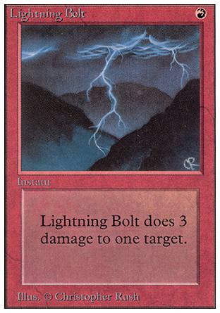 Pics Of Lightning Bolts. Lightning Bolt - Magic The