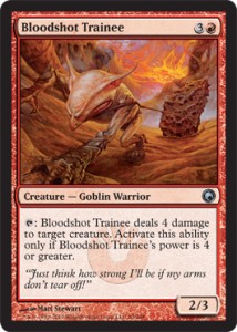 Scars of Mirrodin - Bloodshot Trainee