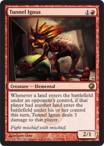 Scars of Mirrodin -Tunnel Ignus