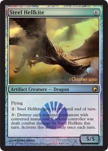 Scars of Mirrodin - Steel Hellkite Release Promo