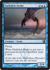 Scars of Mirrodin - Darkslick Drake