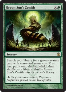 Mirrodin Besieged - Green Sun's Zenith