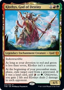 An image of the Magic card Klothys, God of Destiny.