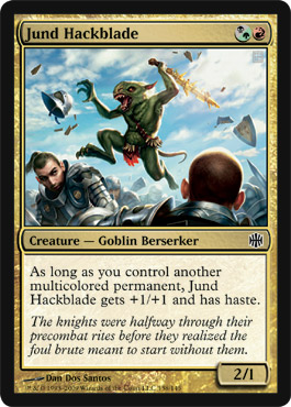 Jund Hackblade - Alara Reborn