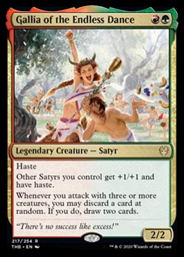 Image of the Magic The Gathering Card Gallia of the Endless Dance.