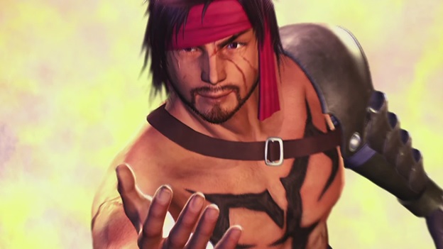 In-game cinematic image of Jecht from Final Fantasy X