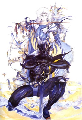 Art of Cecil Harvey from Final Fantasy IV